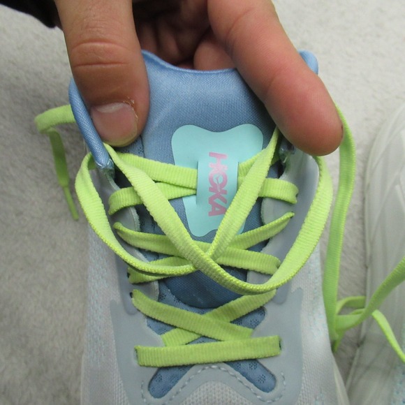 Hoka One One Women 11B Running Shoes White Arahi 7 Gym Light Lace Up Sneakers - Picture 11 of 14